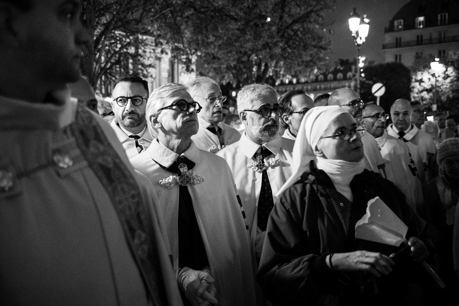 Paris, retour de la vierge a l'enfant a Notre Dame de Paris, 2024