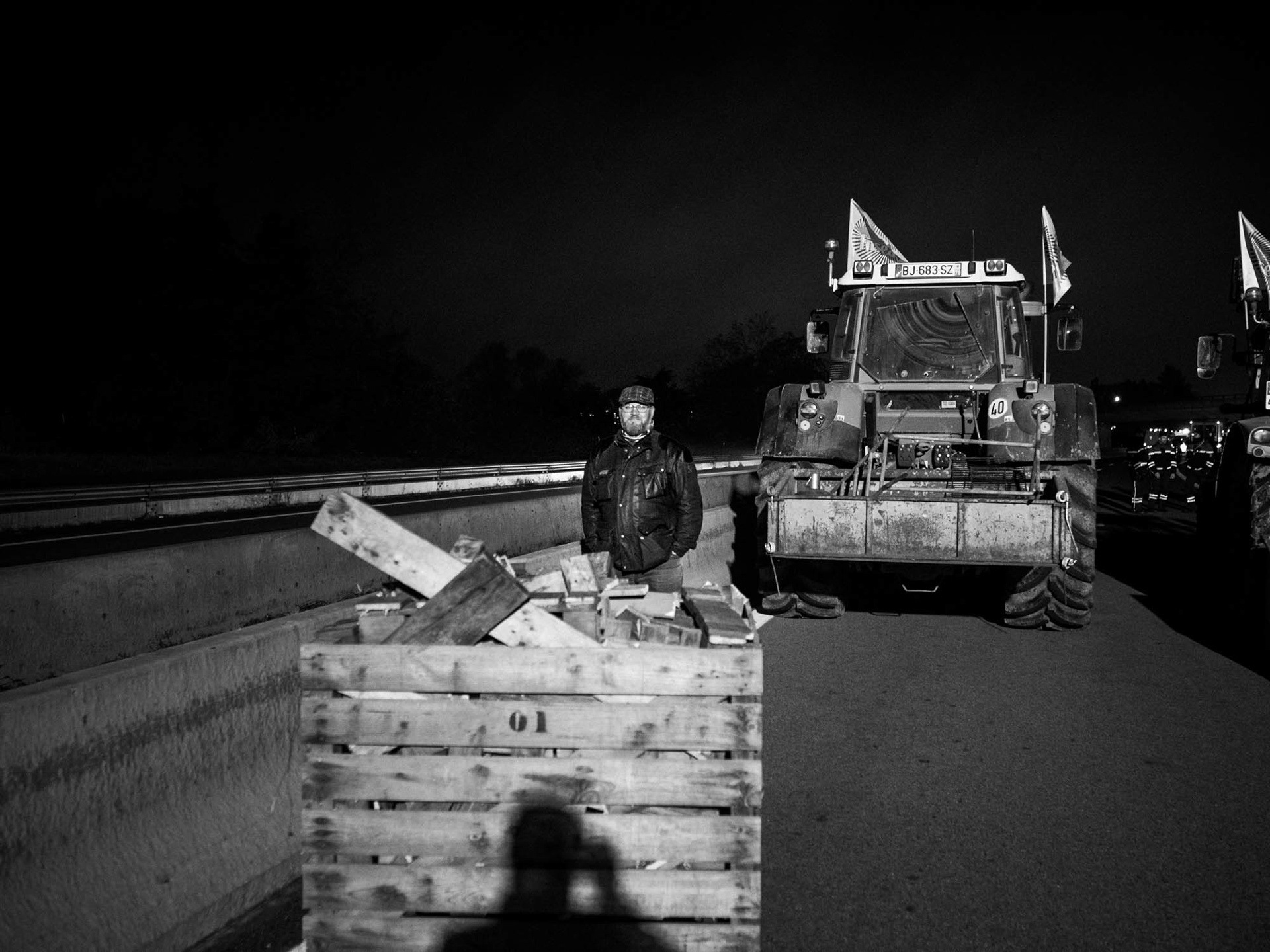 Velizy, blocage des agriculteurs, 2024