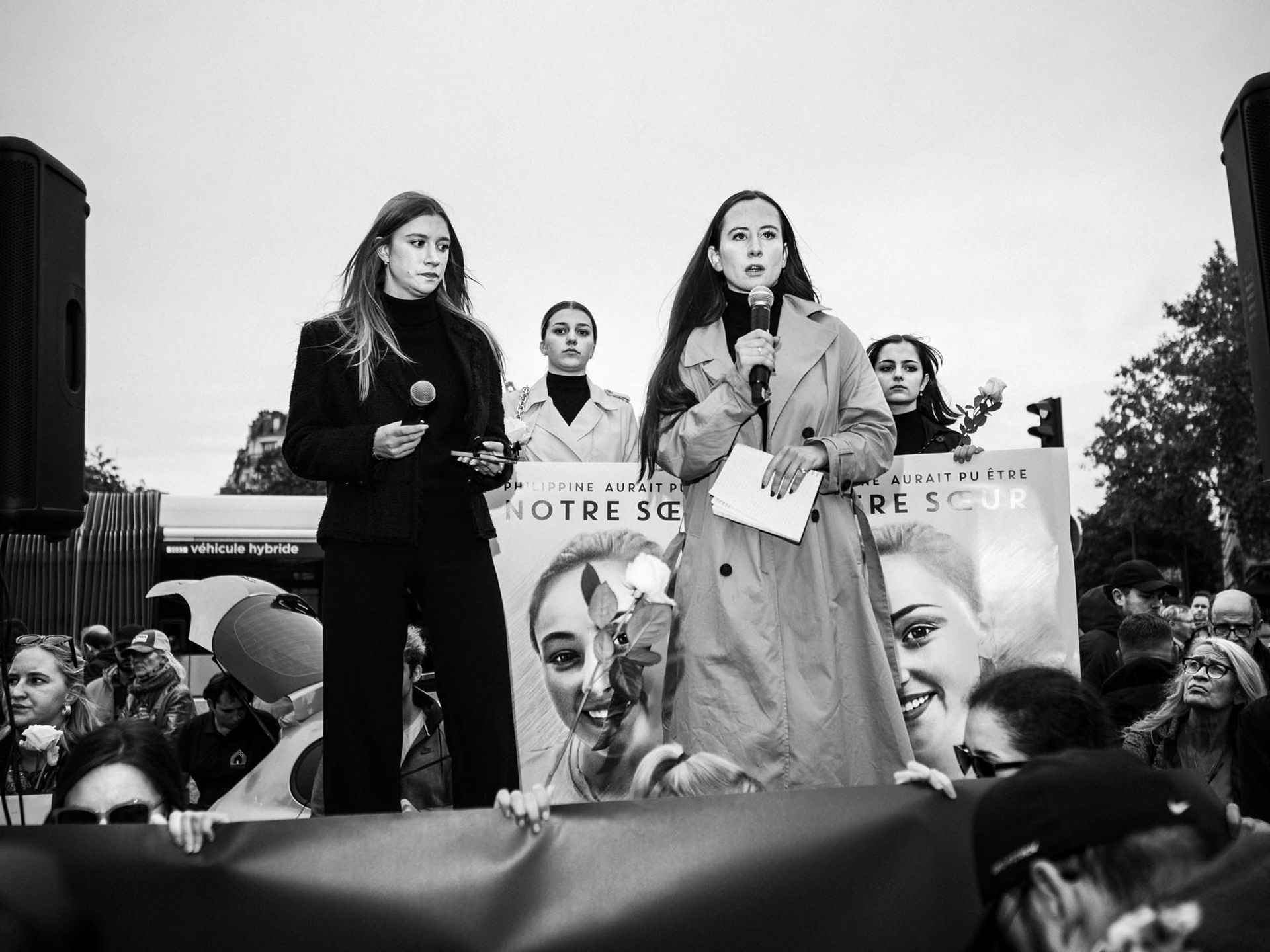 Paris, rassemblement du collectif némésis, 2024