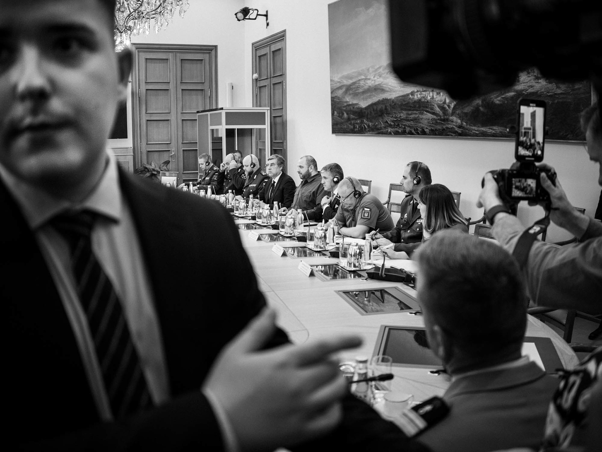 Paris, rencontre entre M Sebastien Lecornu et M Rustem Umerov, 2024