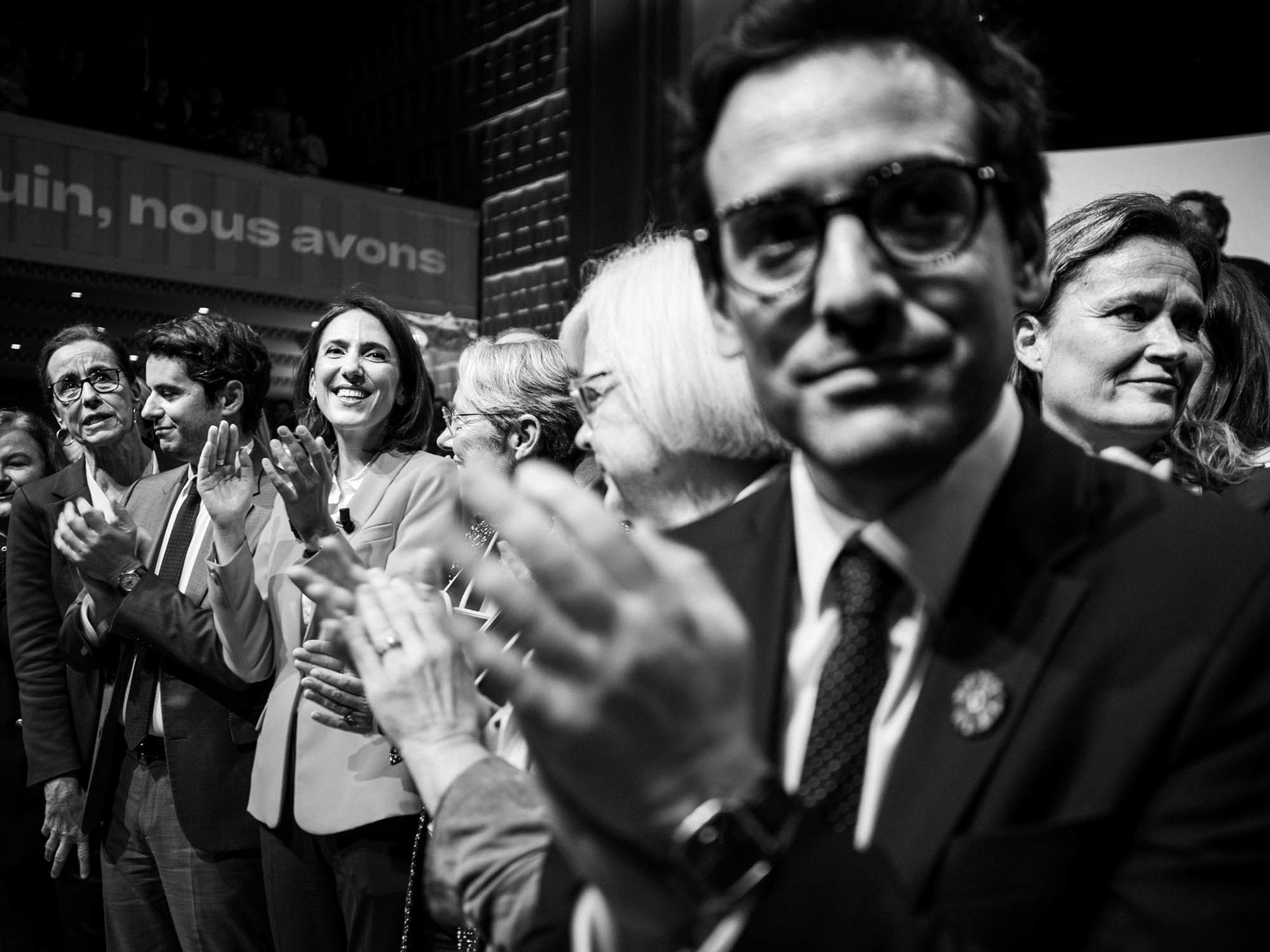 Paris, meeting de Valerie Hayer, 2024