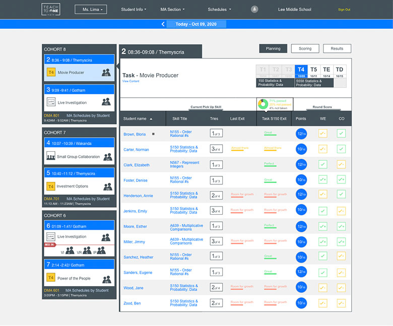 Teacher Portal - Planning