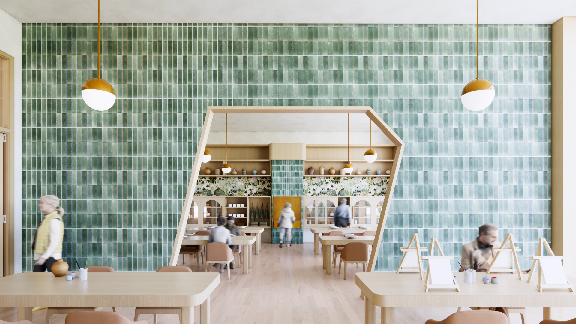 Hand-Building Pottery and Painting Studio