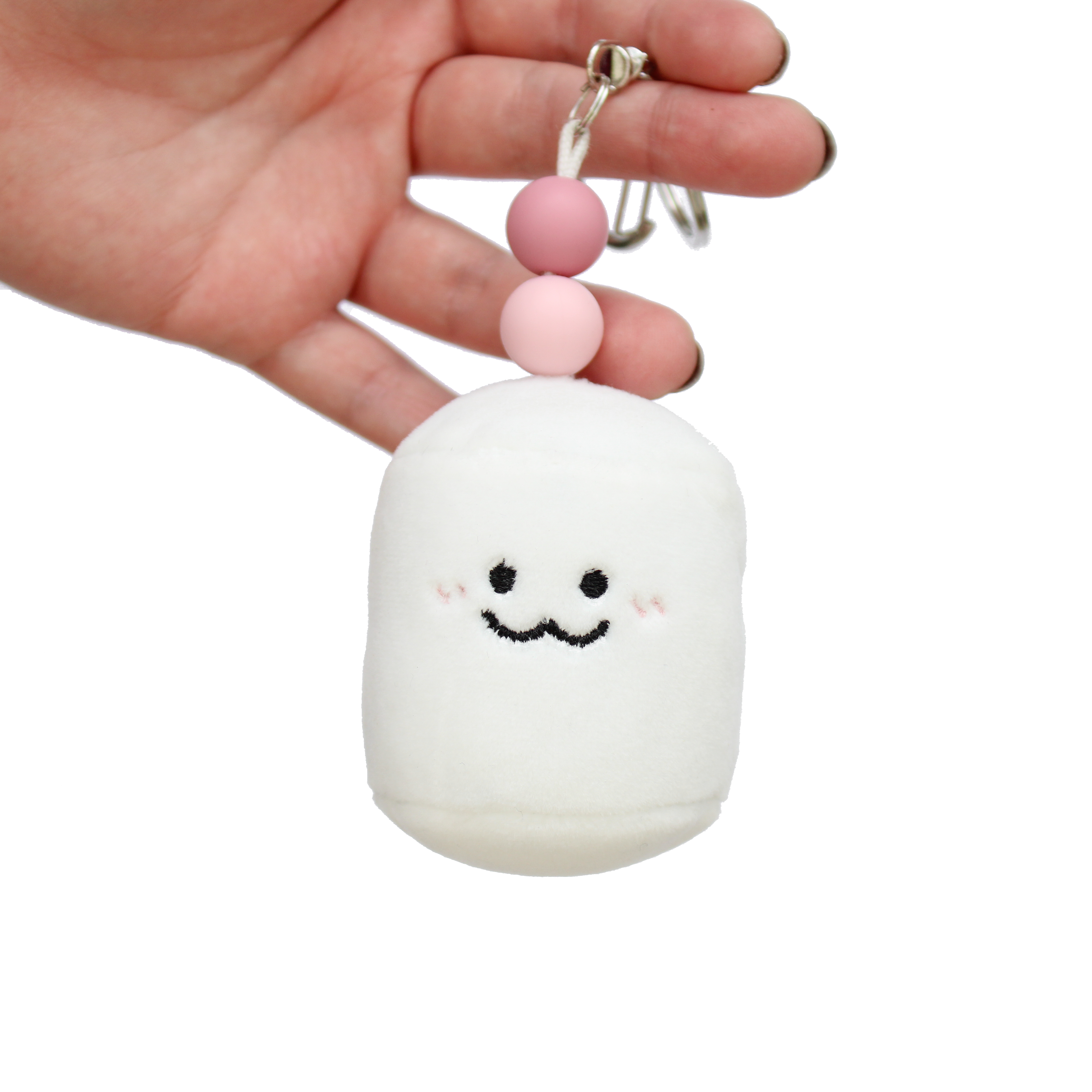 marshmallow friend keychain plush (retired design)