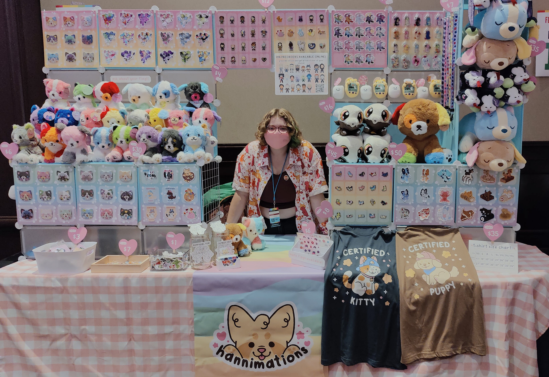 8x3 table display - from FlameCon 2024