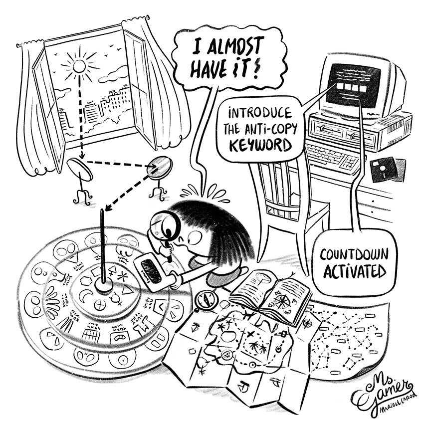 "Anti-copy keywords"