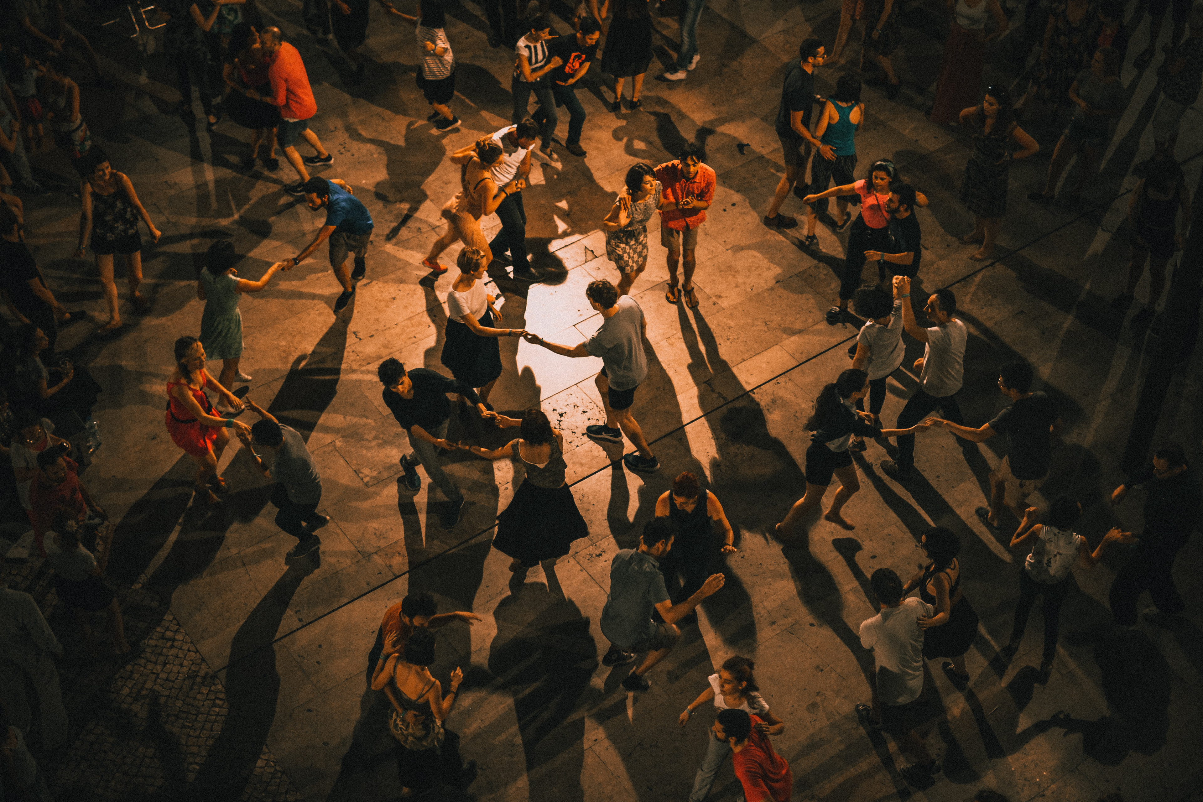 People Dancing in the Streets of Malaga by The Gastro Label