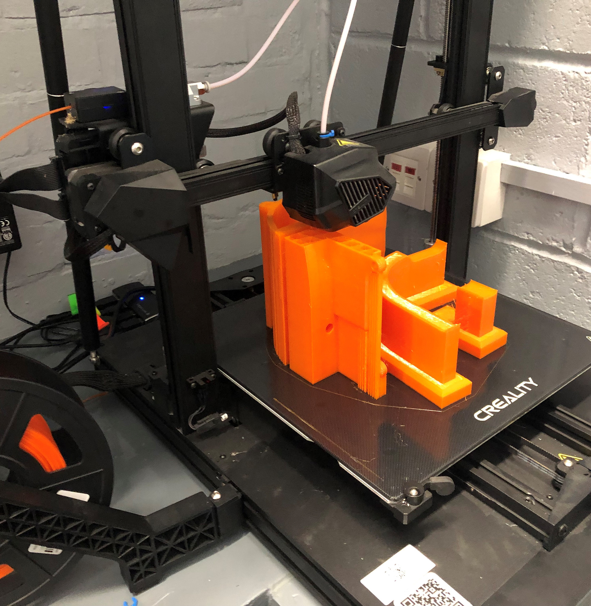Printing a PETG carbon fibre compression-mould