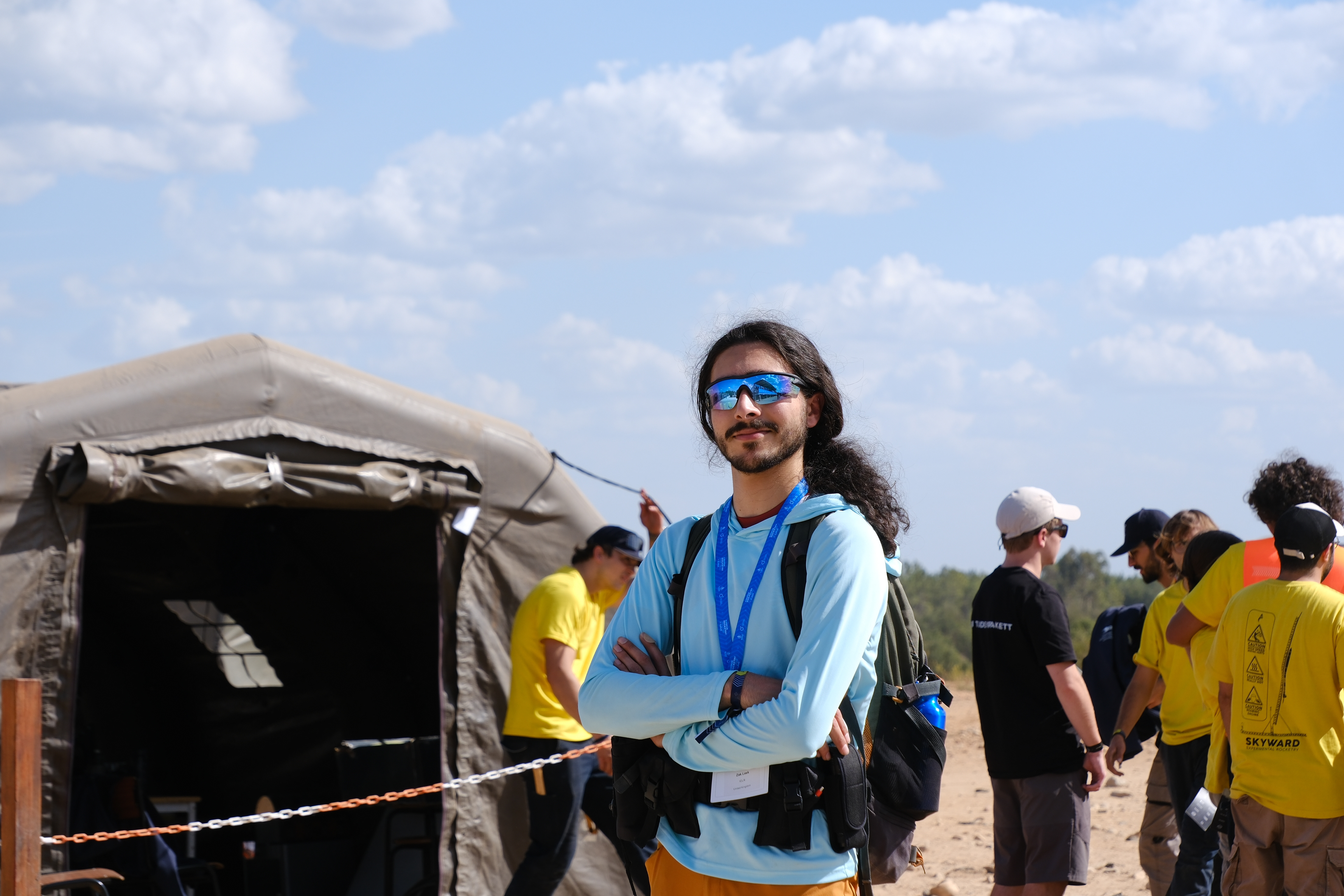 Me at the EURoC launch-site in Portugal