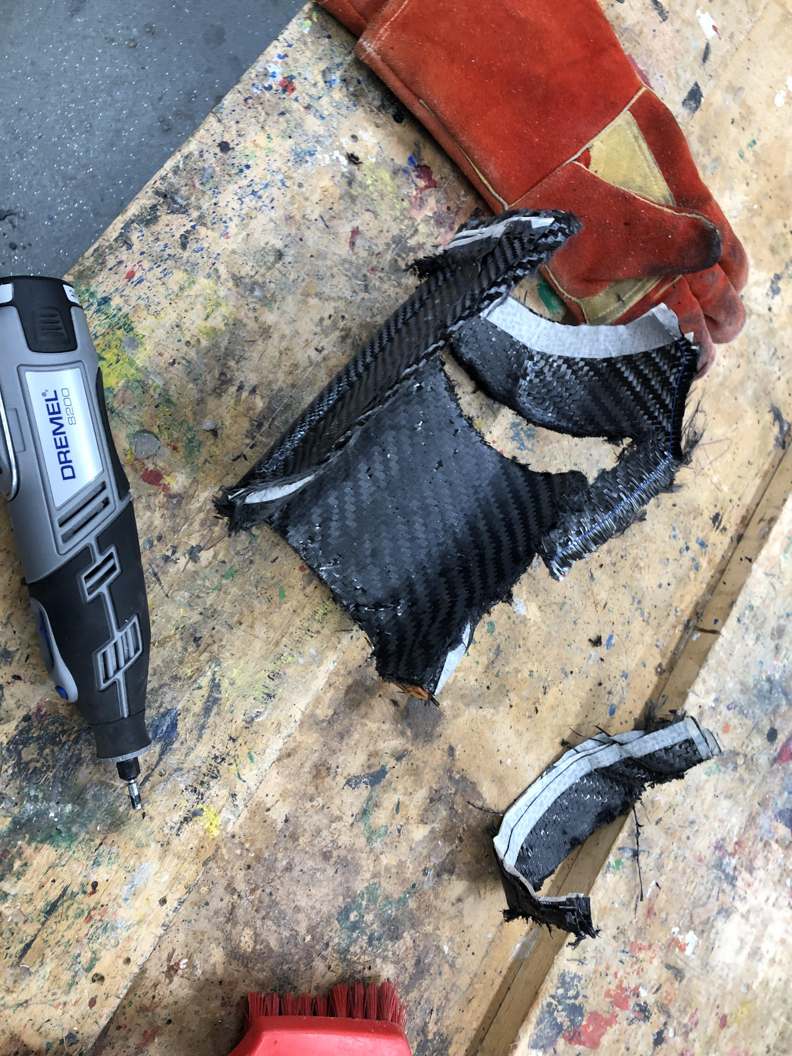 Trimming Carbon Parts