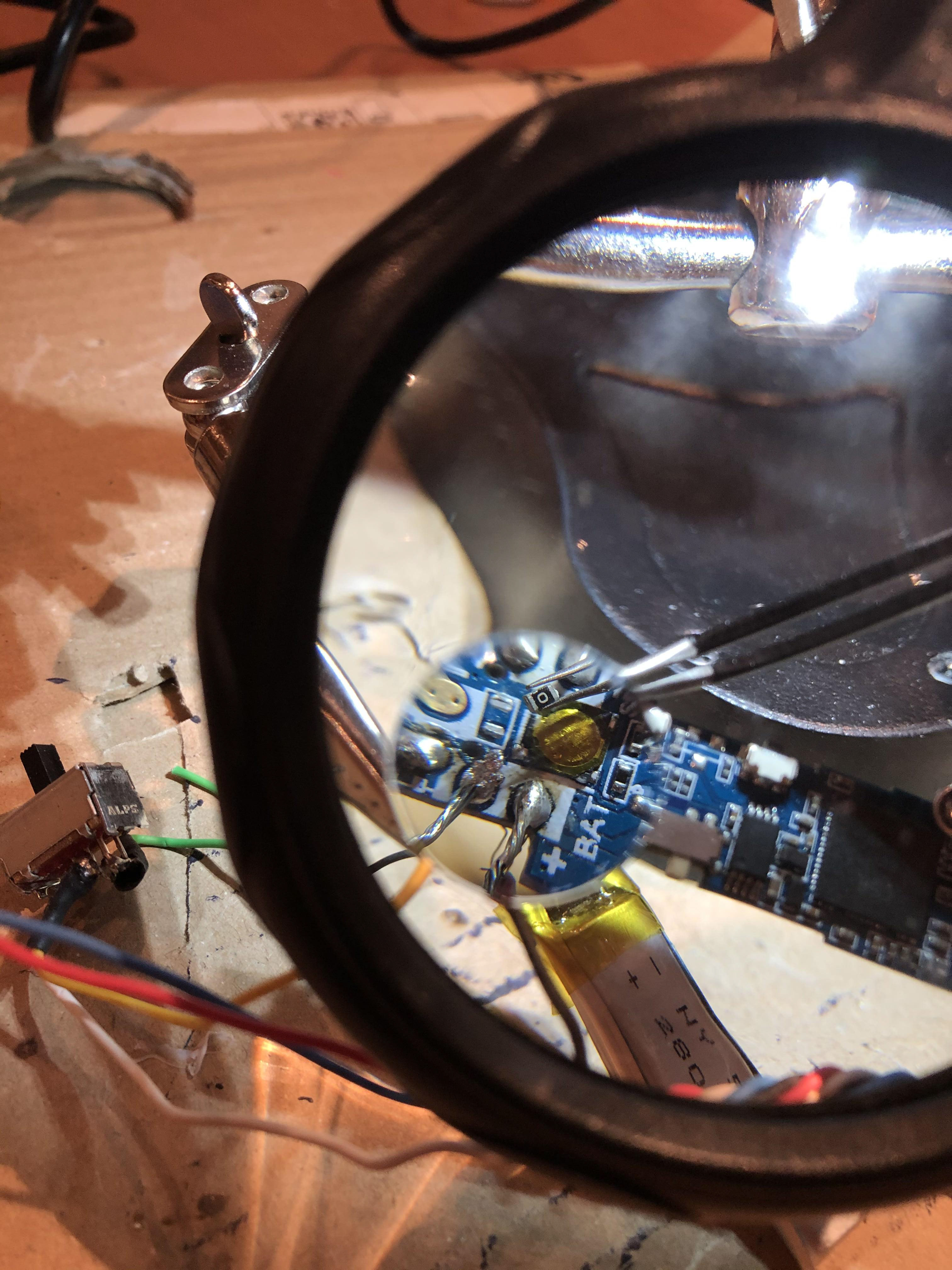 Soldering surface mounted resistors
