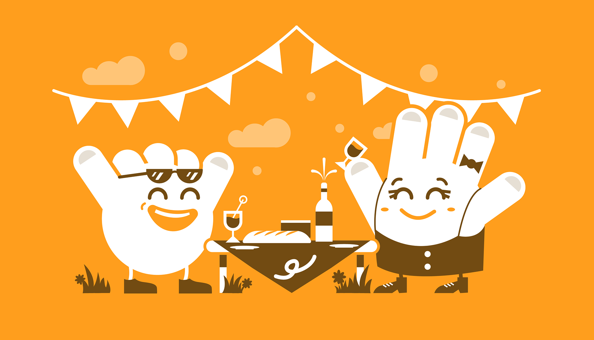 Création illustration pour bannière d'évènement