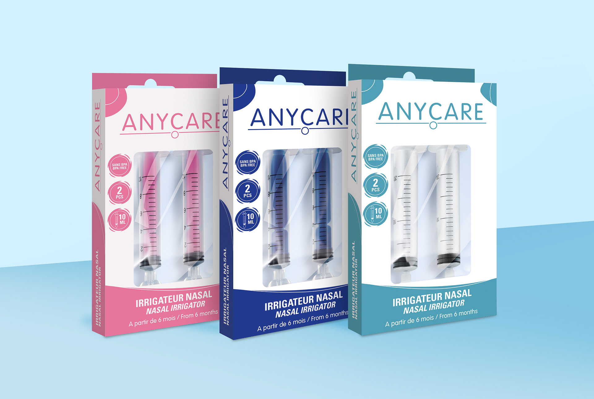Réalisation packaging irrigateur nasal duo