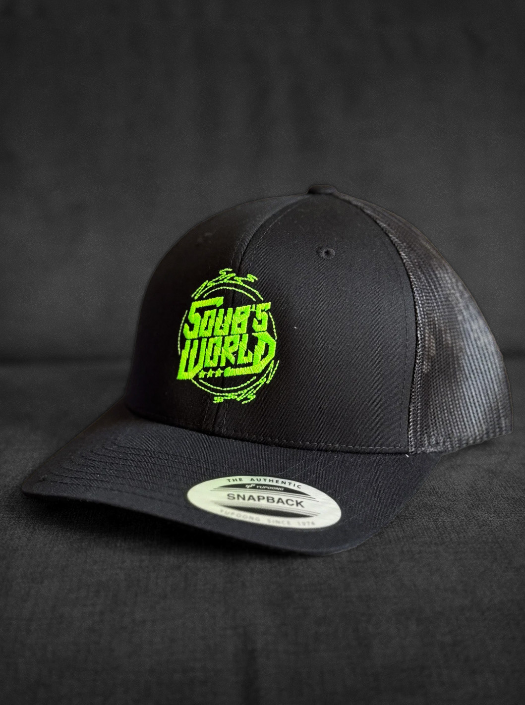 Réalisation casquette brodée SOUB'S WORLD