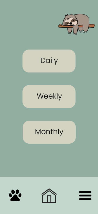 Home screen.