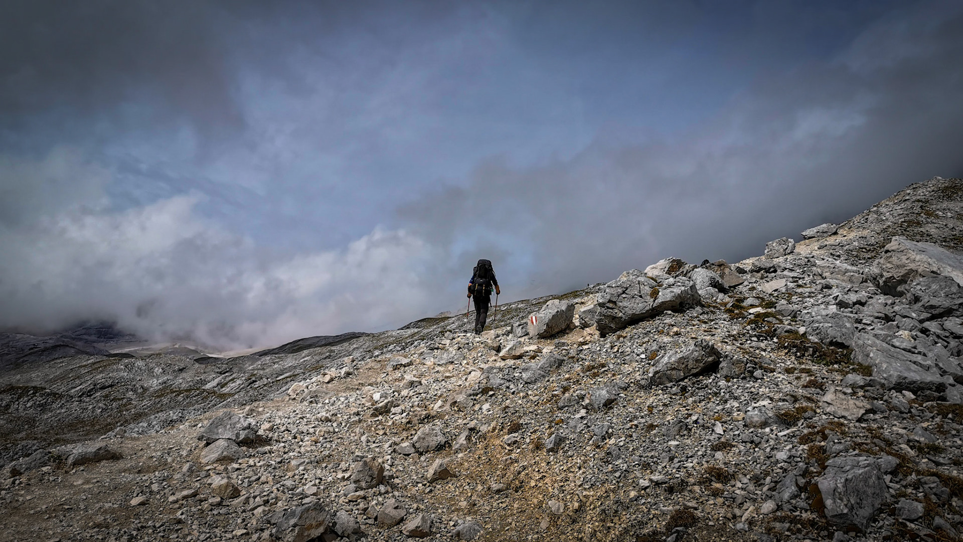 Zugspitze ascend via Reintal route, day 2