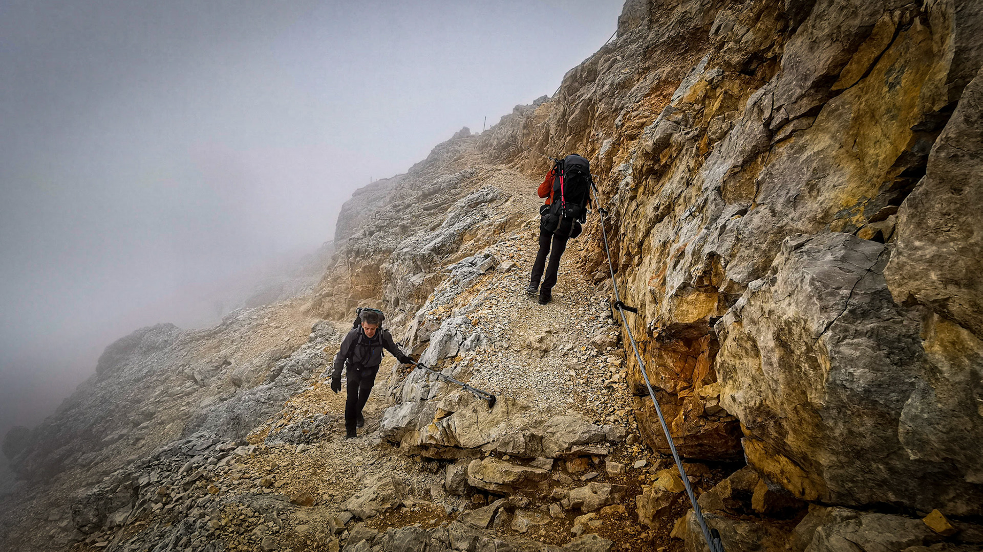 Zugspitze ascend via Reintal route, day 2