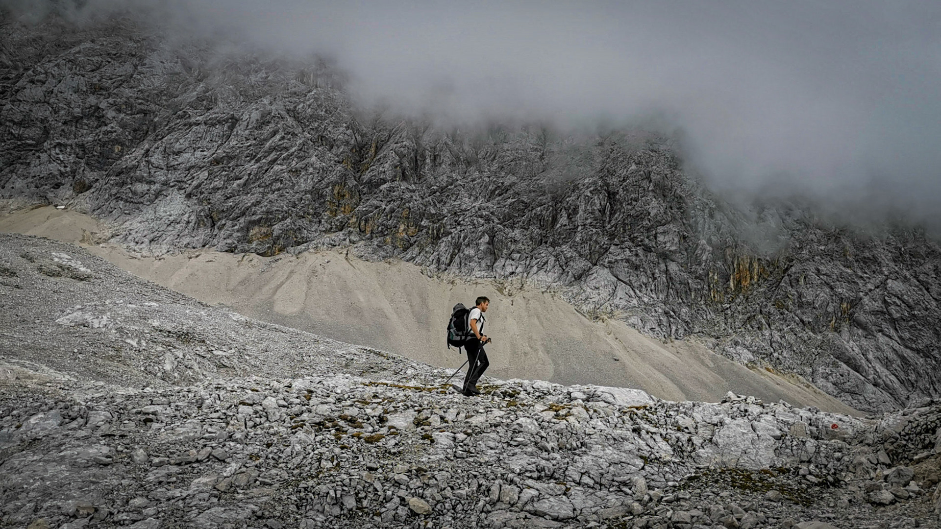 Zugspitze ascend via Reintal route, day 2