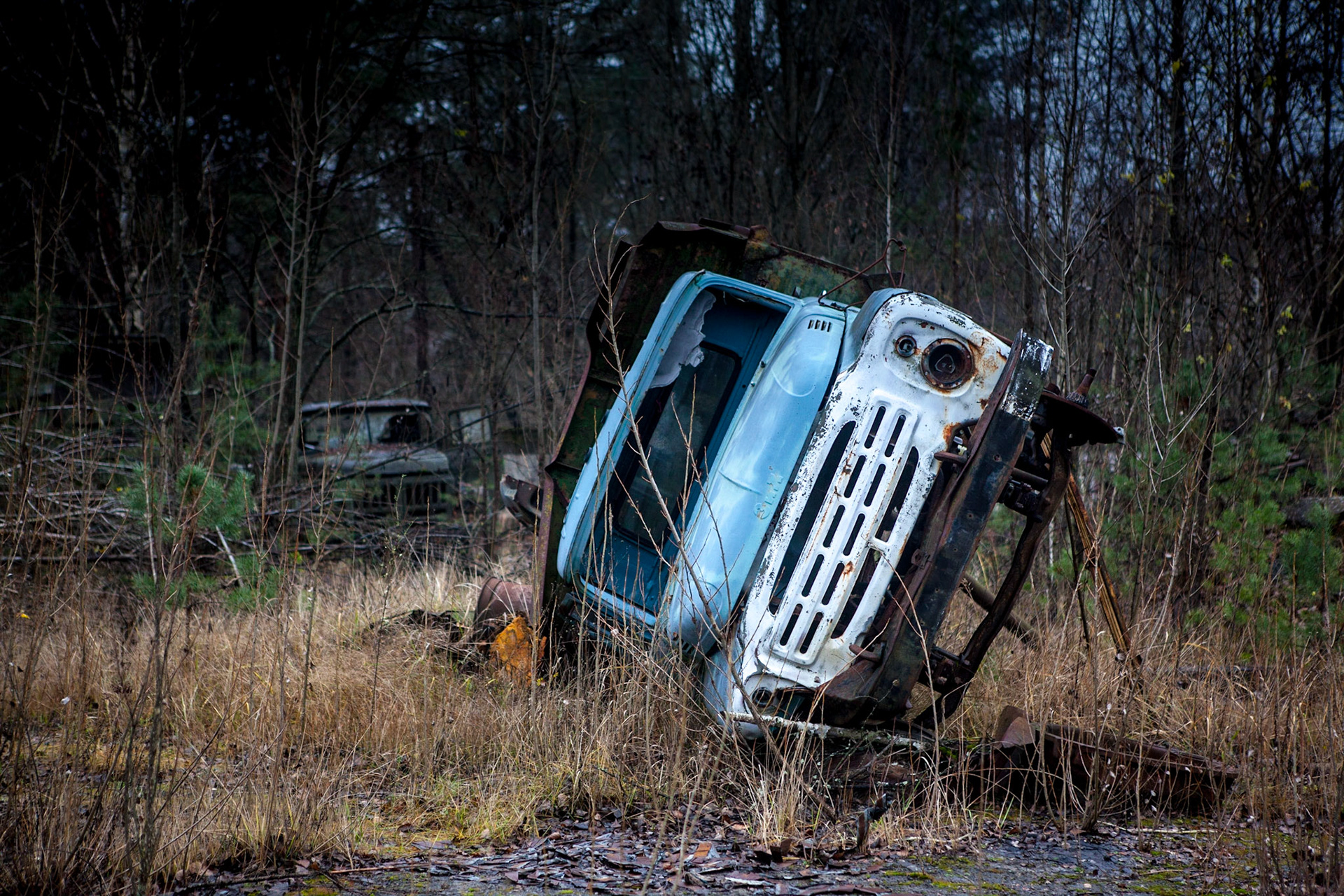 Town of Pripyat, Ukraine, one of the largest ghost towns on earth