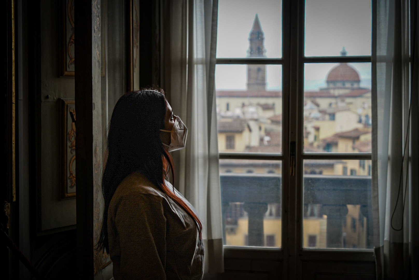 Basilica di Santo Spirito as seen from the Palazzo Pitti