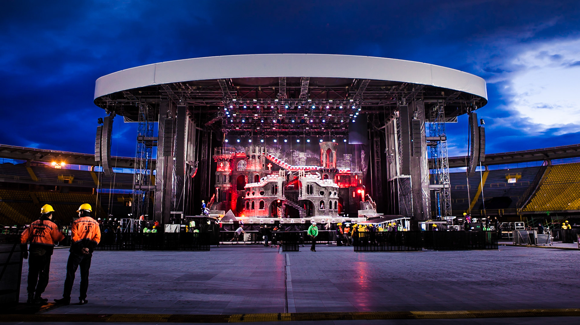 Lady Gaga's stage of her Born This Way Ball worldtour