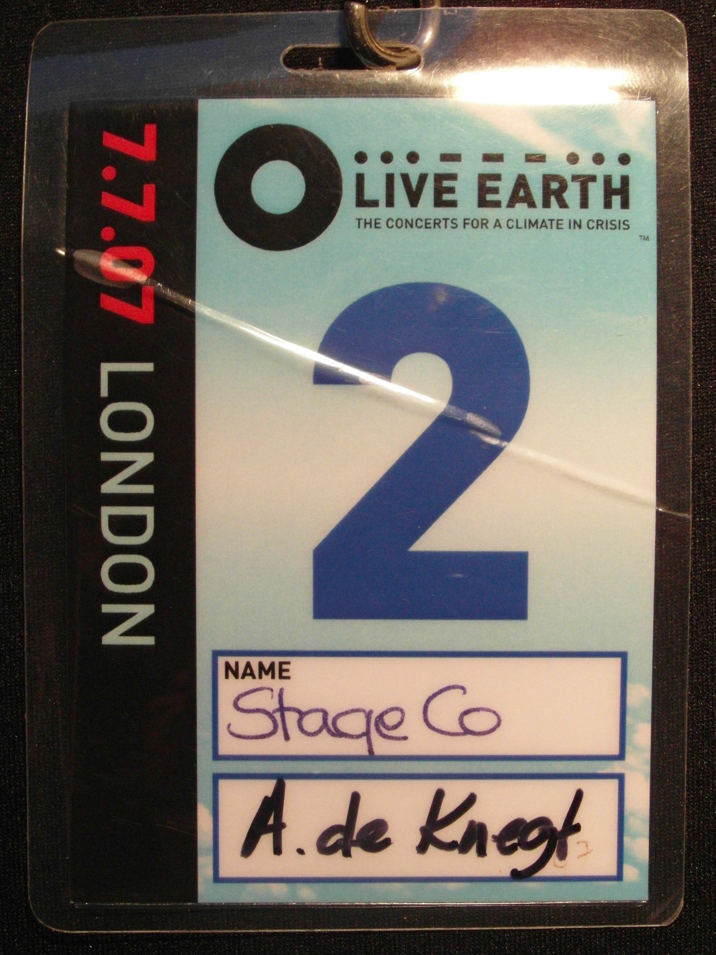 Tourpass Live Earth