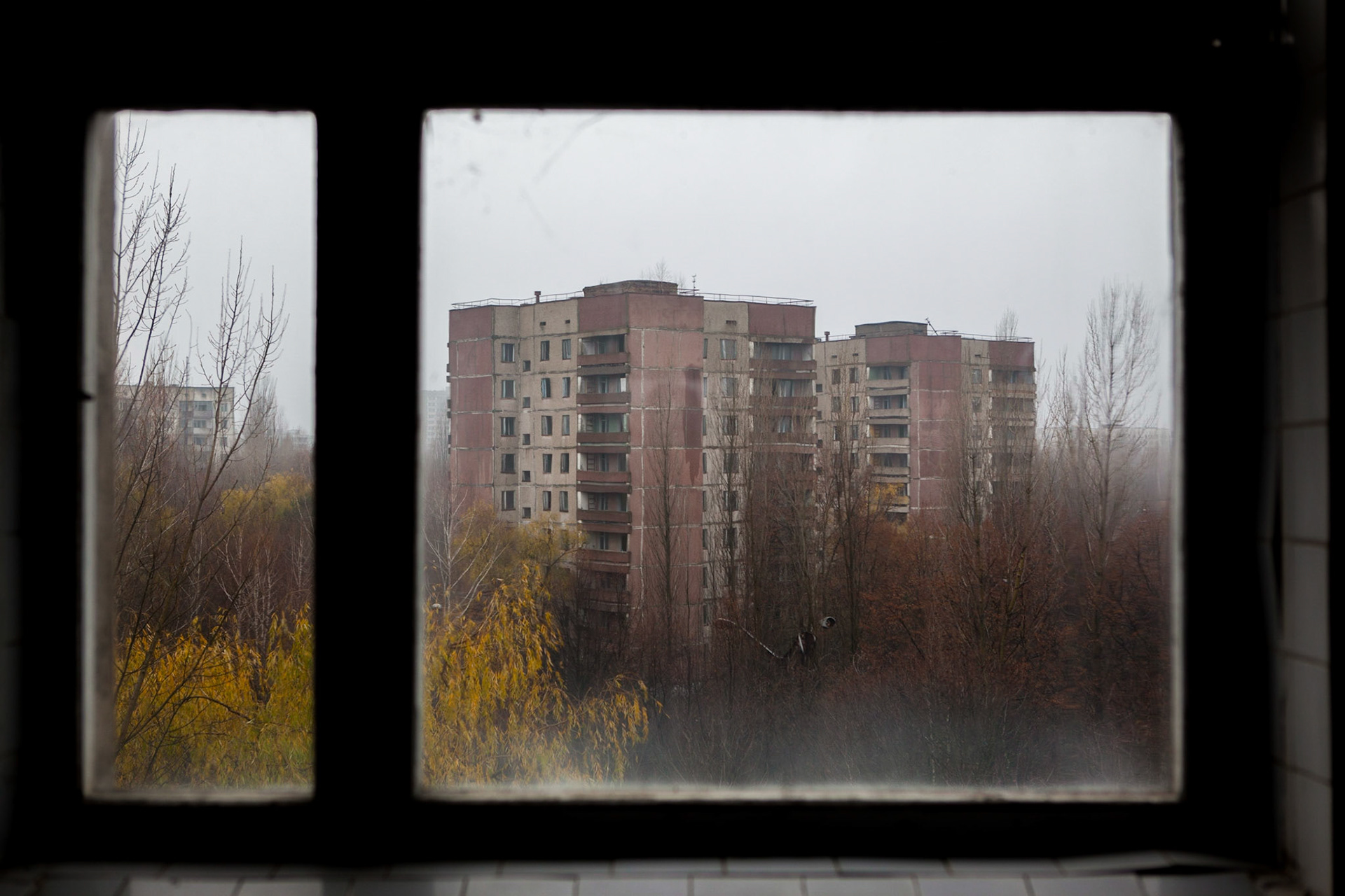 Town of Pripyat, Ukraine, one of the largest ghost towns on earth