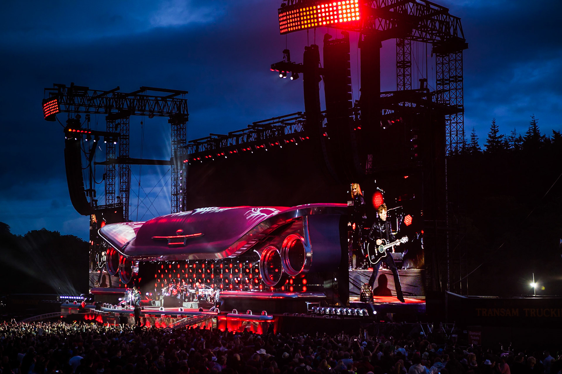 Bon Jovi live during the 2013 Because We Can world tour