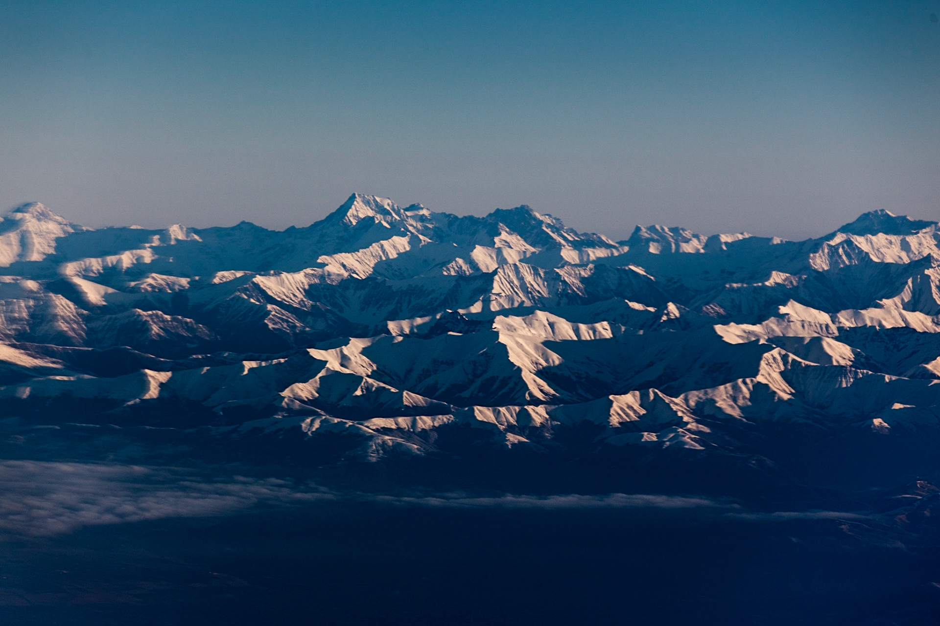 The High Caucasus as seen from the Tbilisi-Istanbul flight