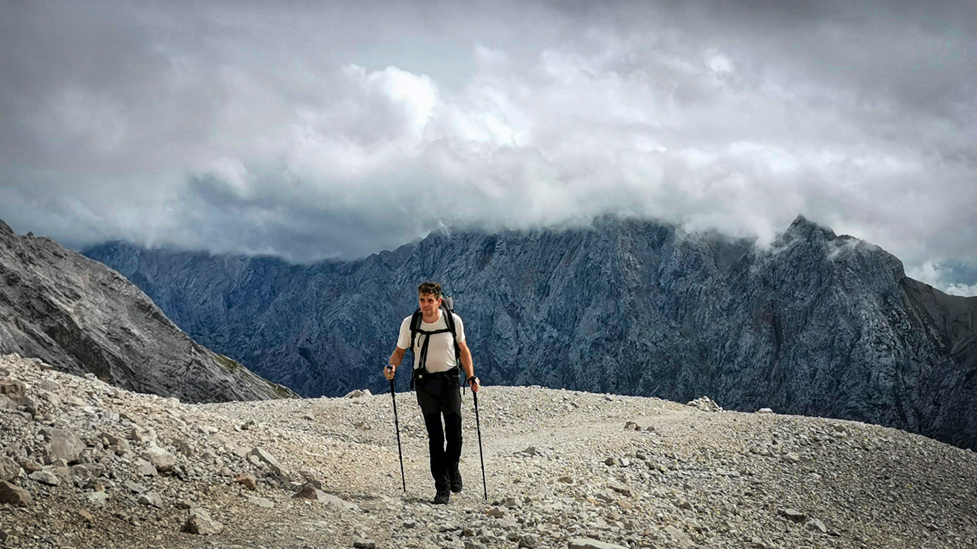 Zugspitze ascend via Reintal route, day 2