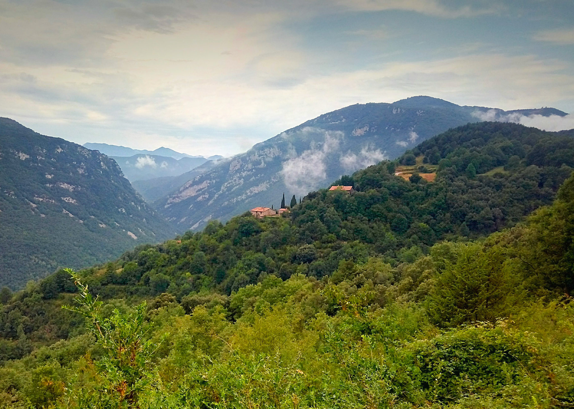 Església De Sant Miquel de Per in the L'Alta Garrotxa region of Cataluña