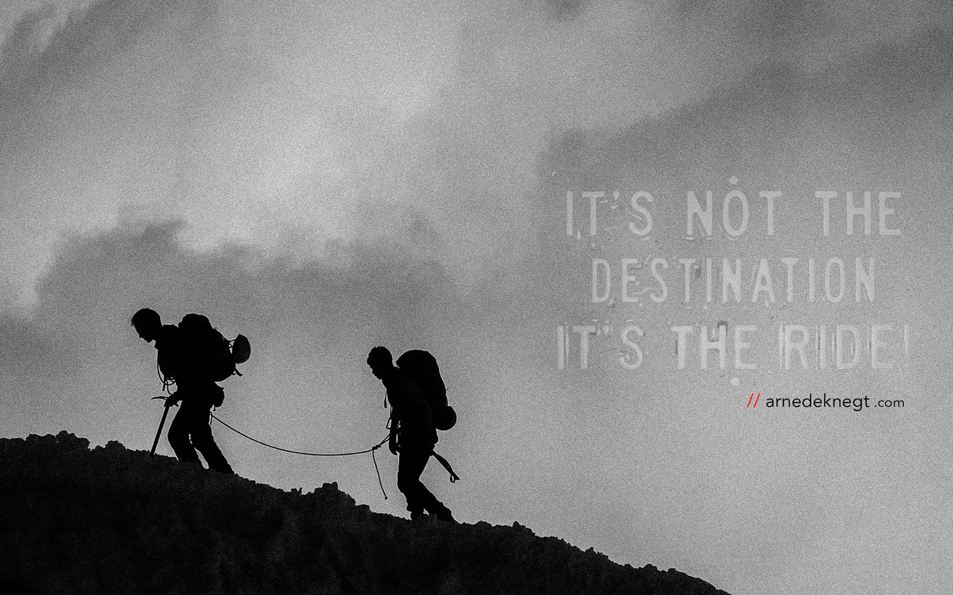 It's not the destination, it's the ride!