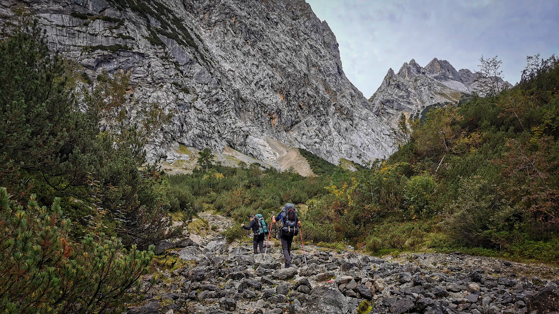 Zugspitze ascend via Reintal route, day 2