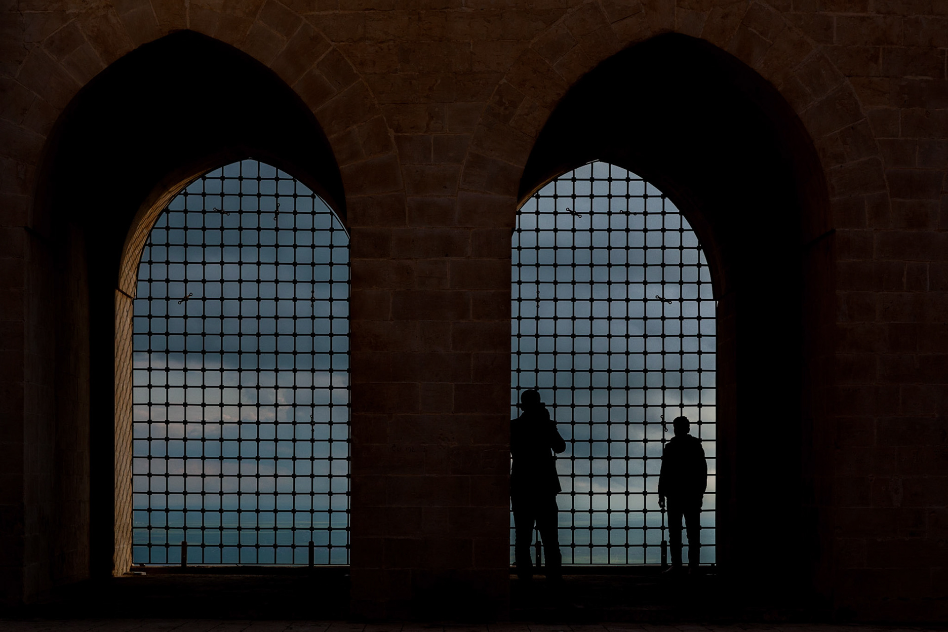 Overlooking the fertile lands of Mesopotamia
