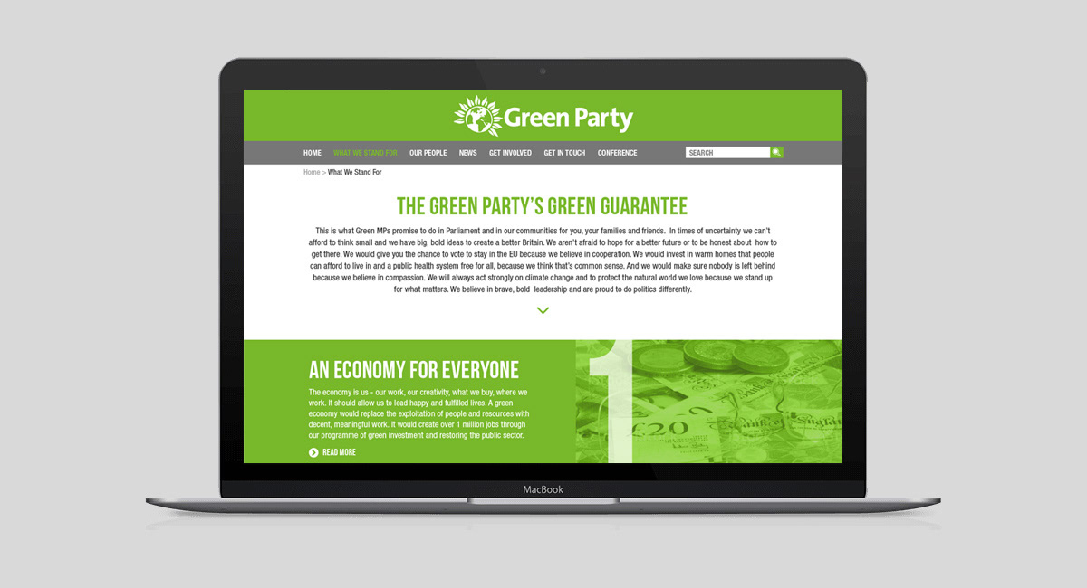 Green Party website 
