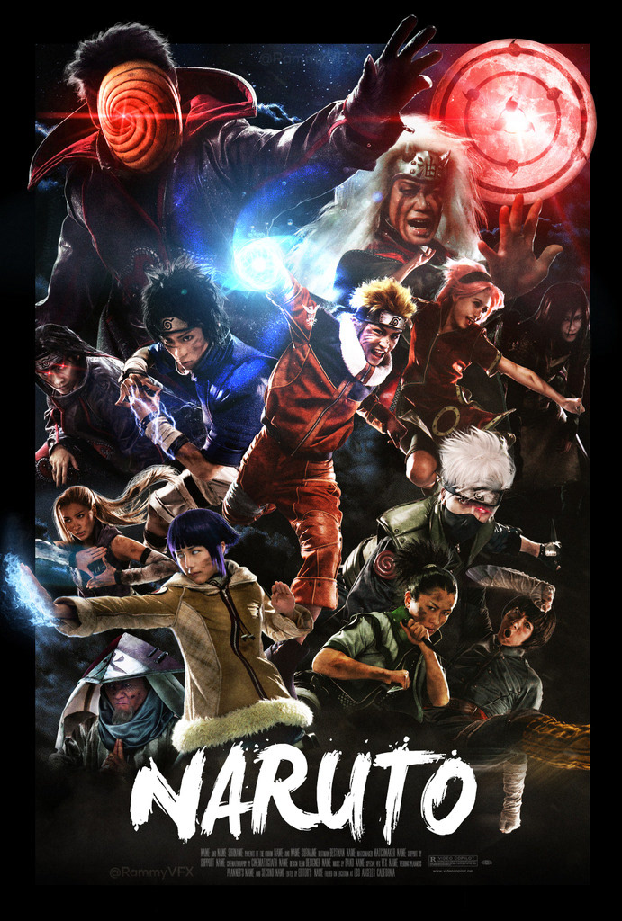 "Naruto" fan movie poster
