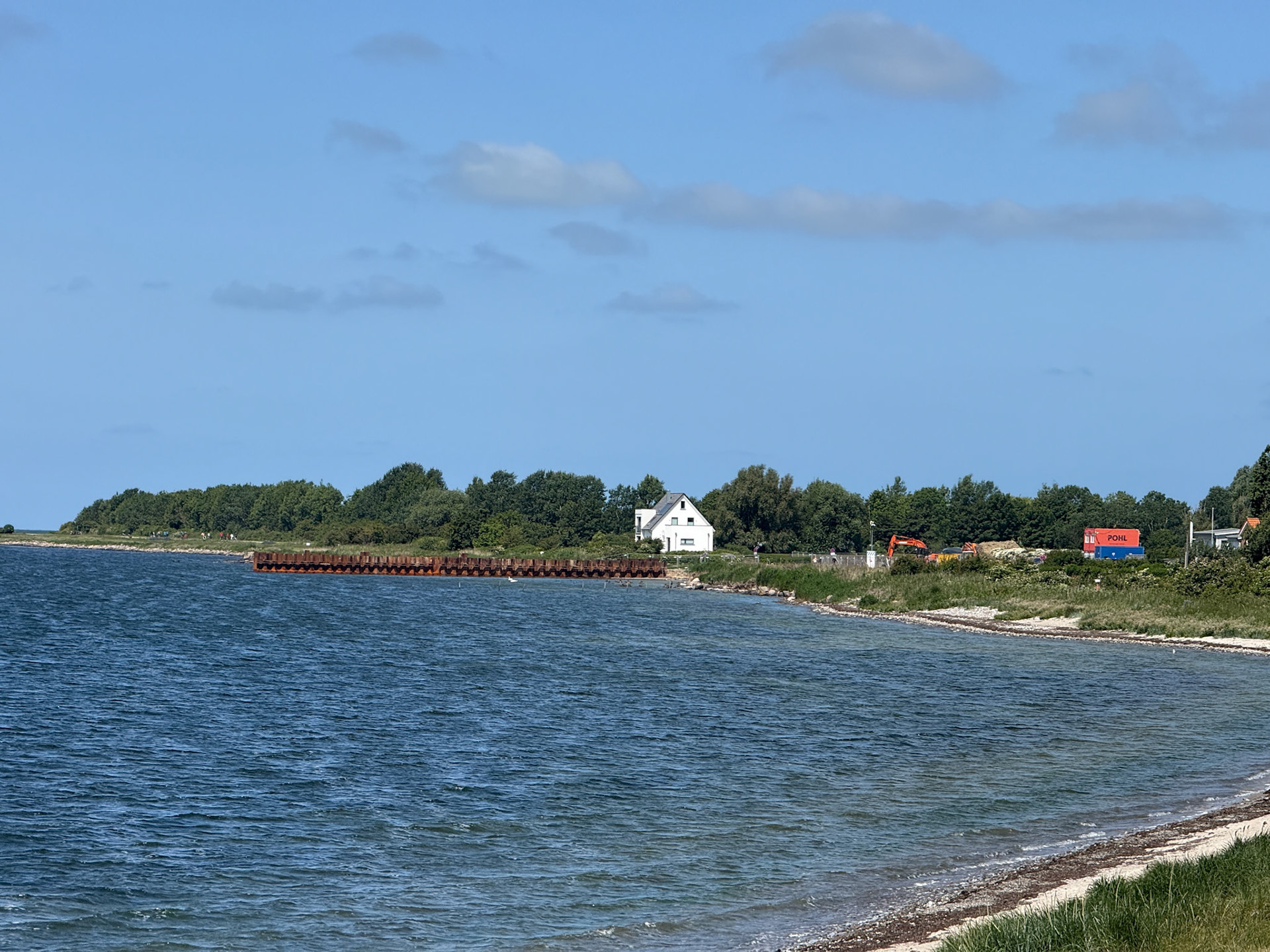 Nochmal ein Blick zurück Richtung Start