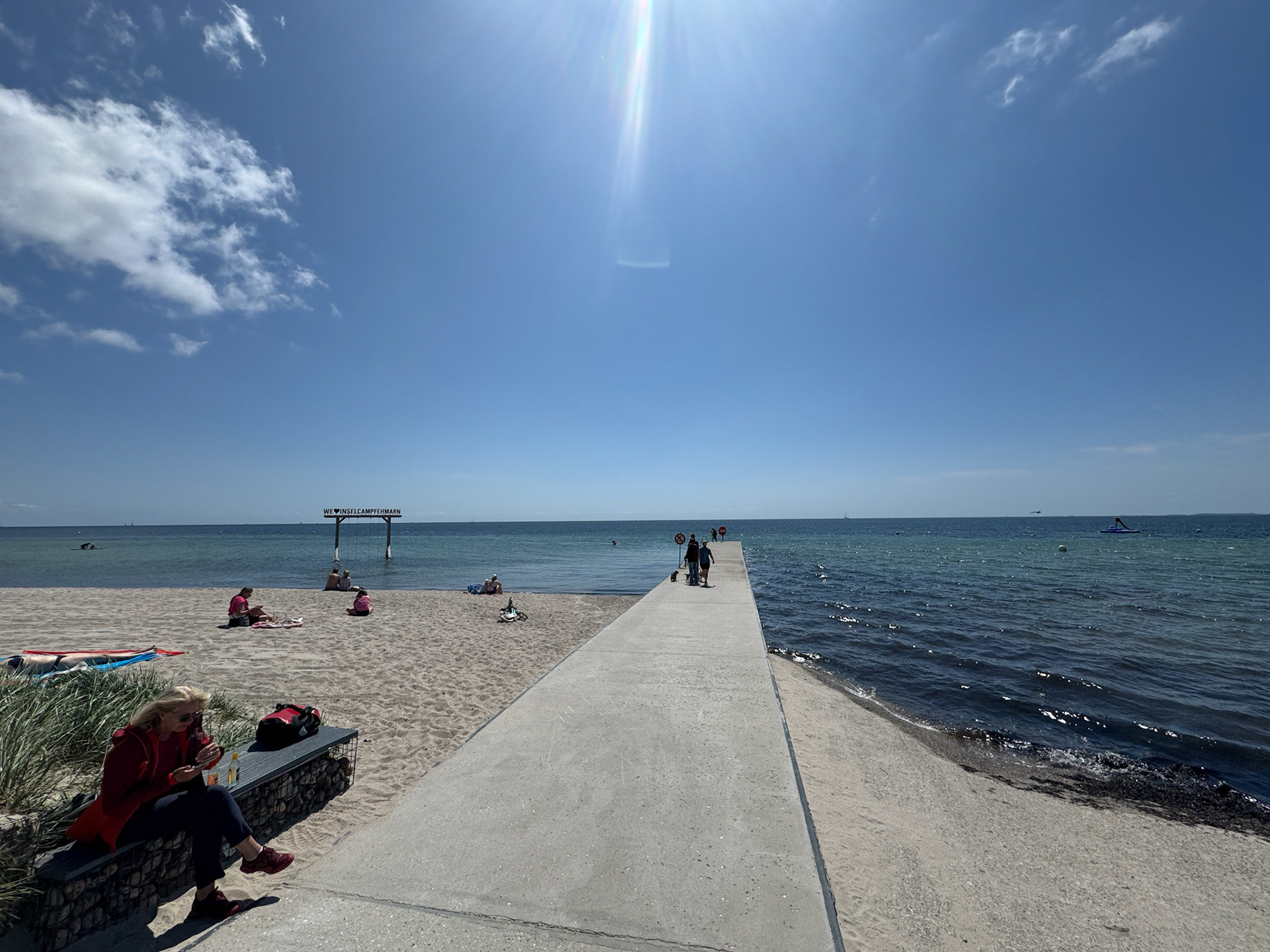 Südstrand am Insel-Camp Fehmarn