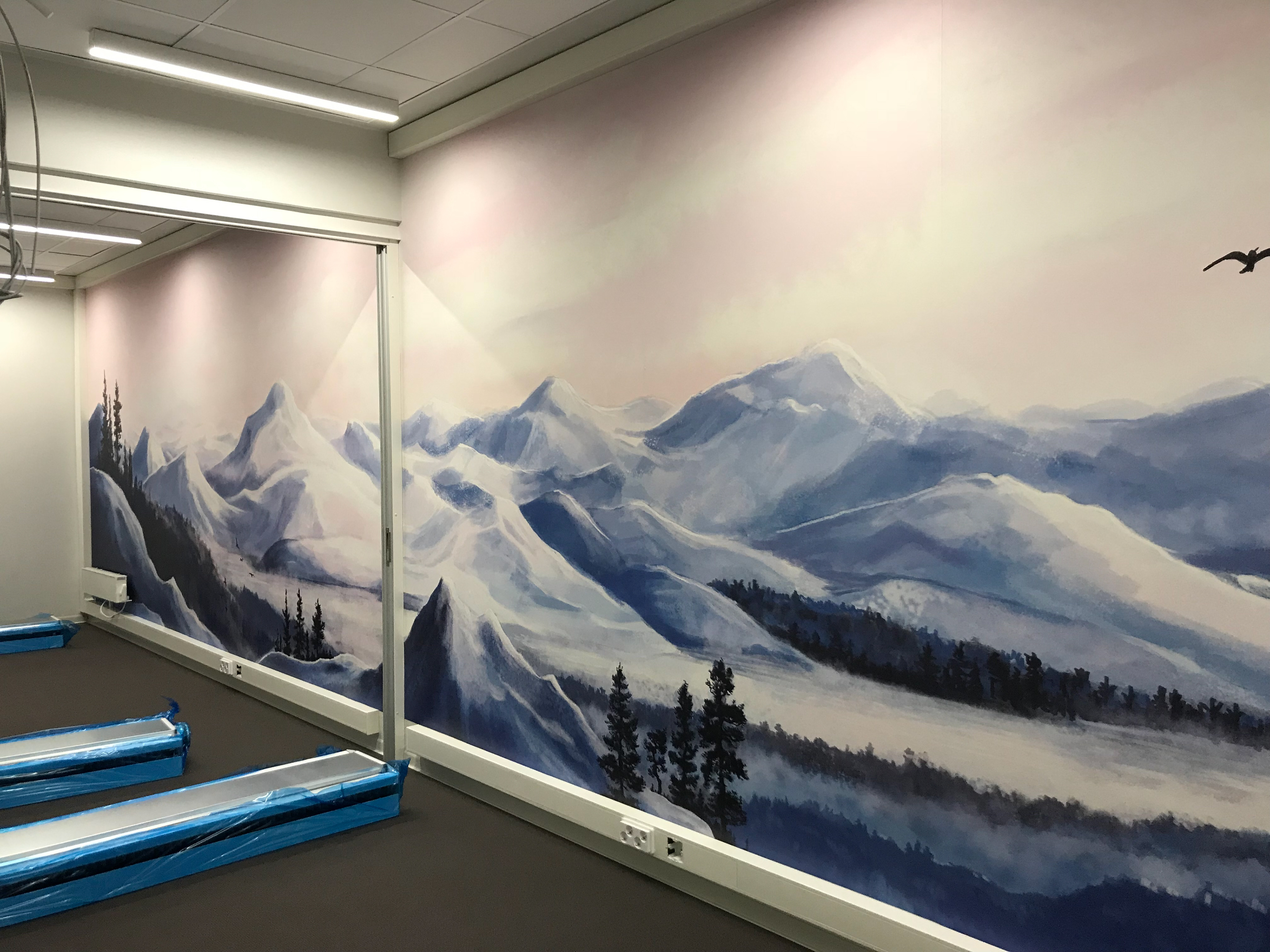 Some of the illustrations were 10 meters long