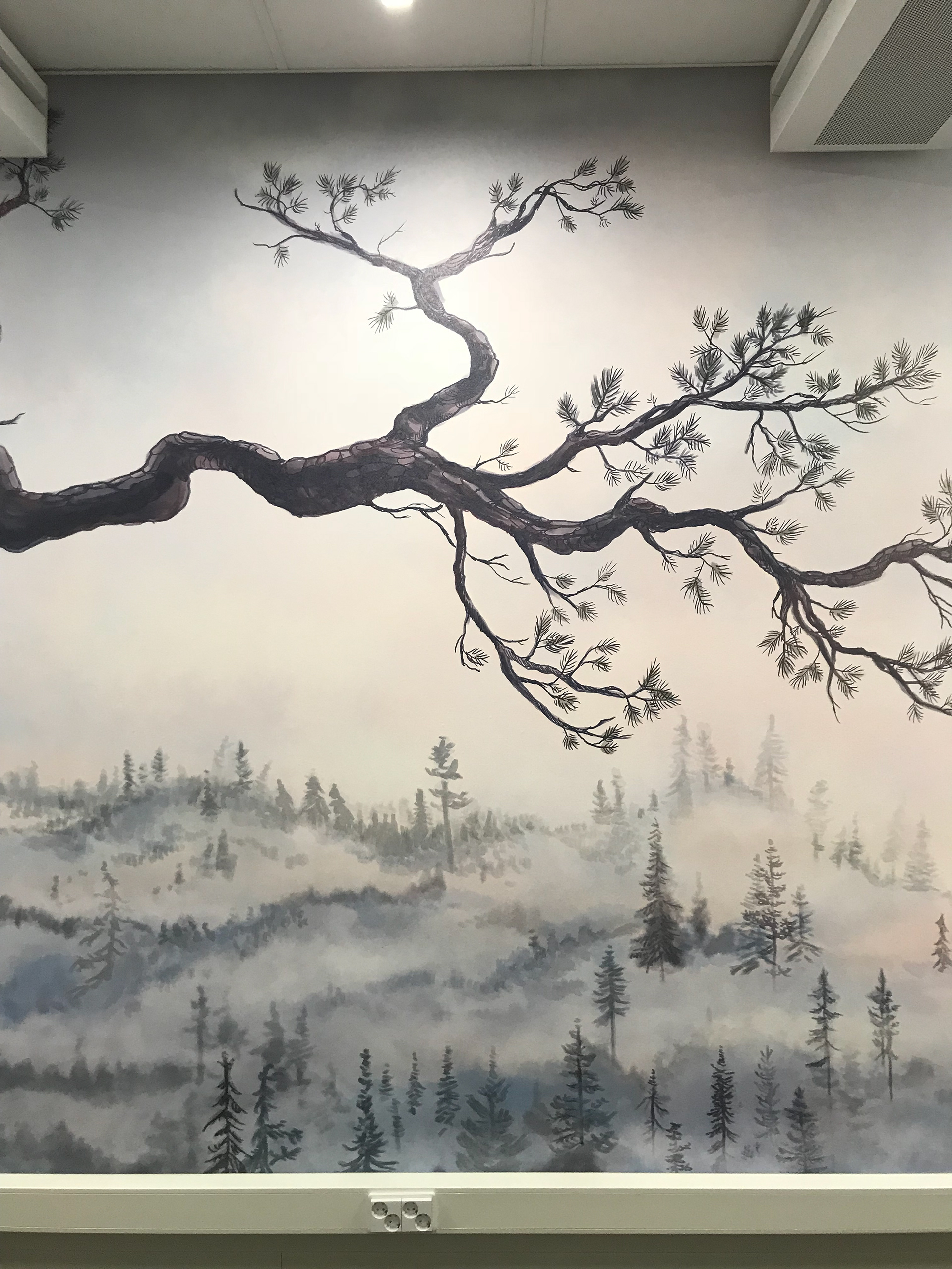 The bigger images were made using large-scale prints