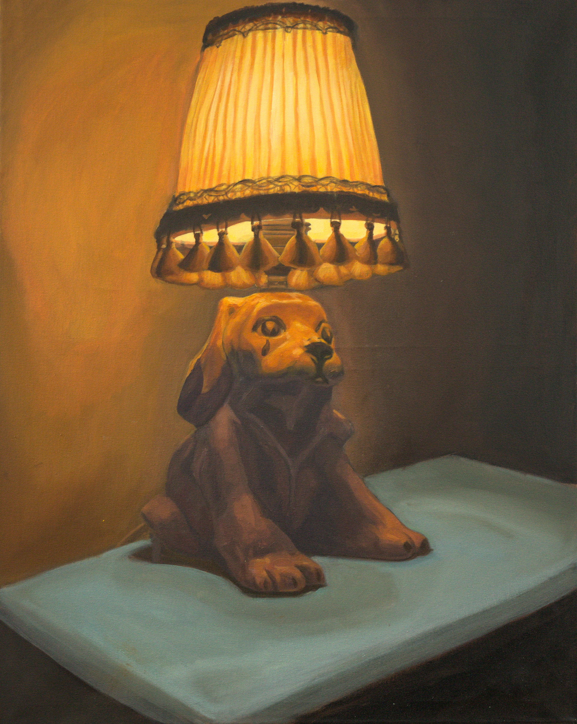 Guard Dog  -   oil on canvas