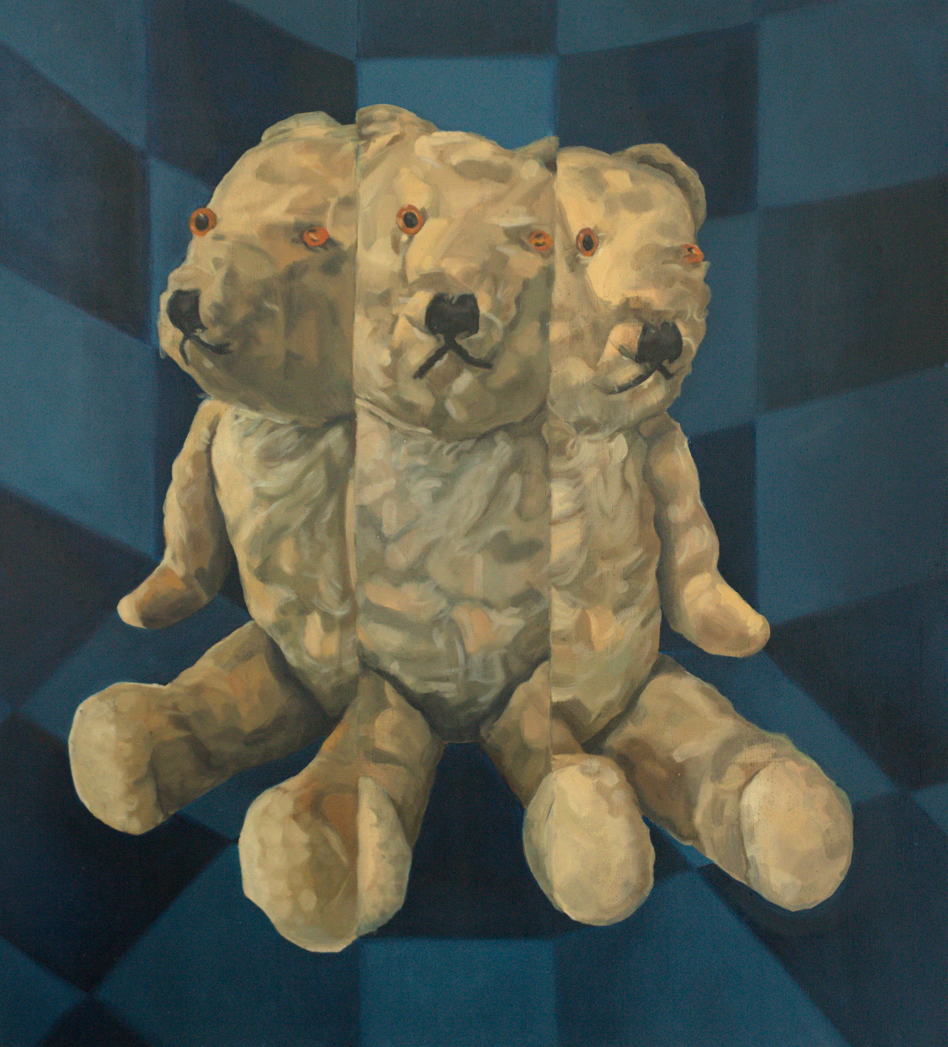 Theadbear^3    -   oil on linen