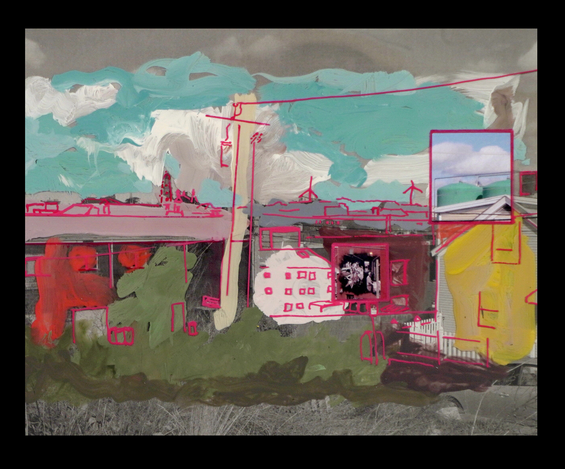 The Fort ... SOLD Acrylic on digital print