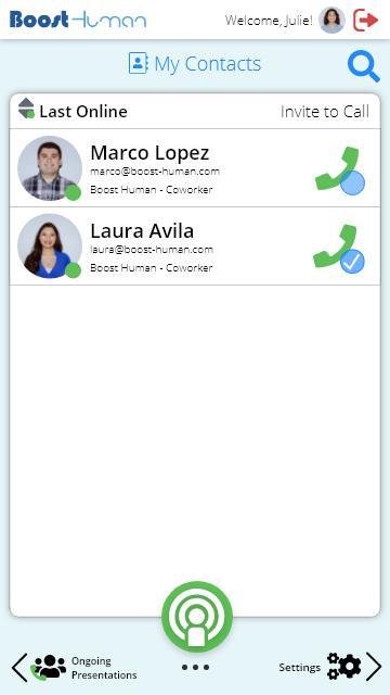 Contacts - New Design