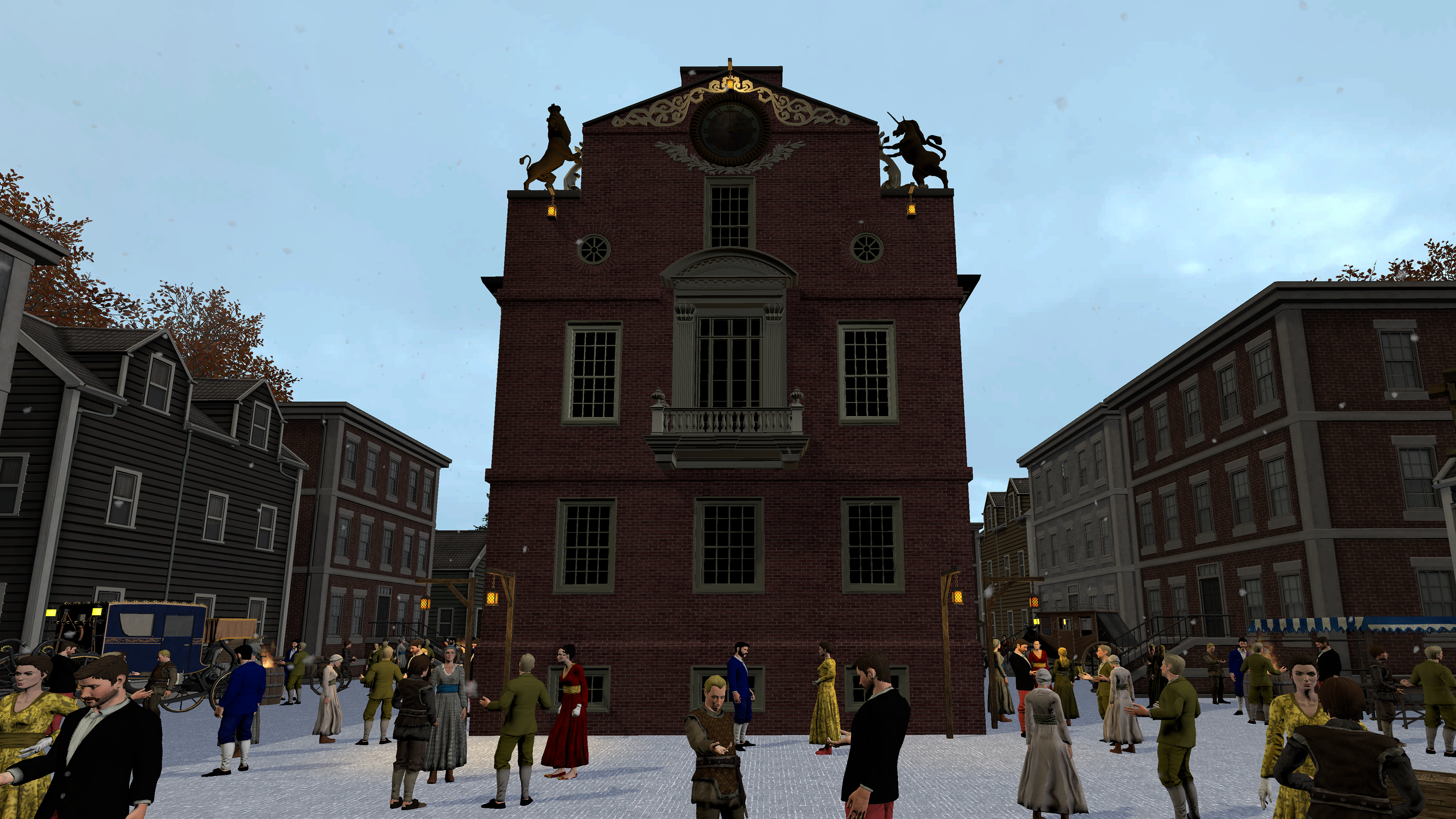 Model of Old State House from the Boston History Project