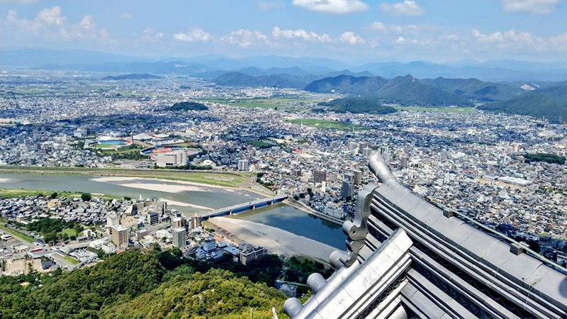 岐阜城からの眺め