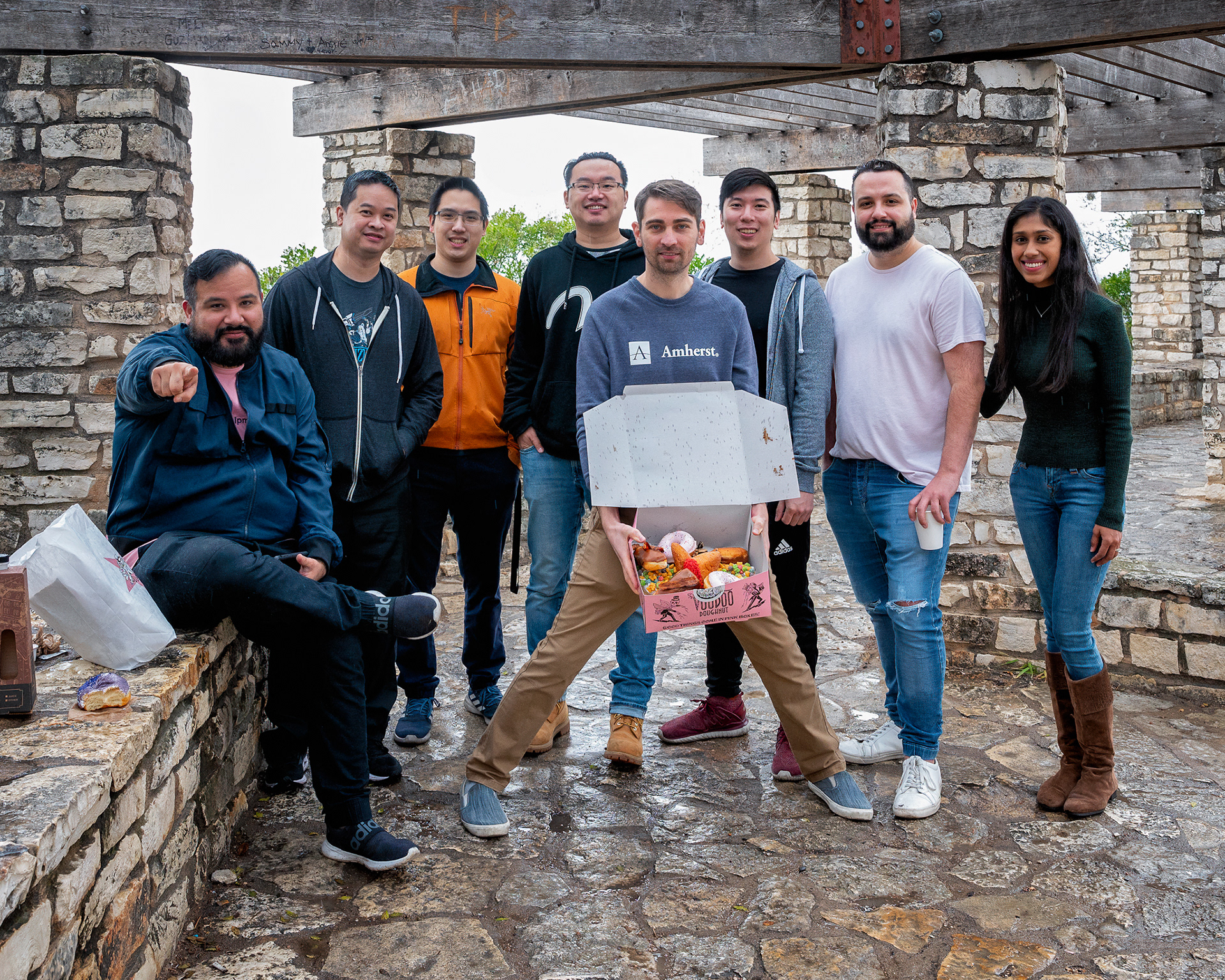 Original Acquisitions dev team meeting up after 6 months of no in-person meetings due to COVID-19. We quarantined for 14 days to just have a standup together.  