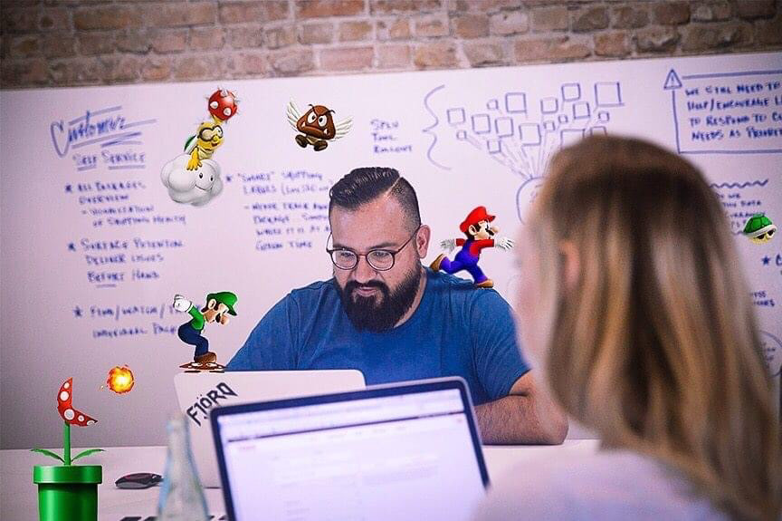 Team Eagle Eye Working Session Fun