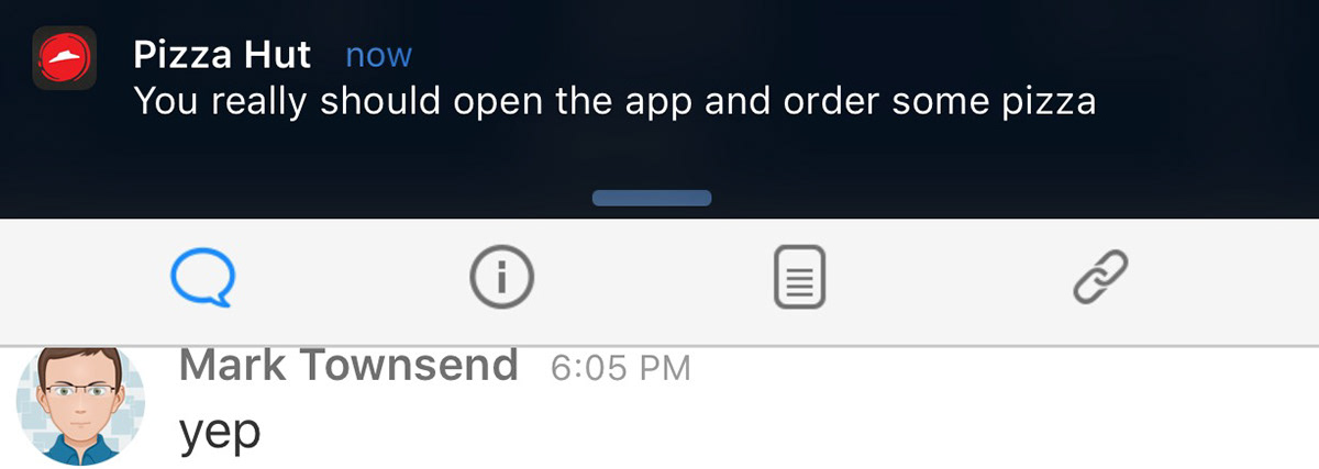 Having fun in the QA app environment with push notifications