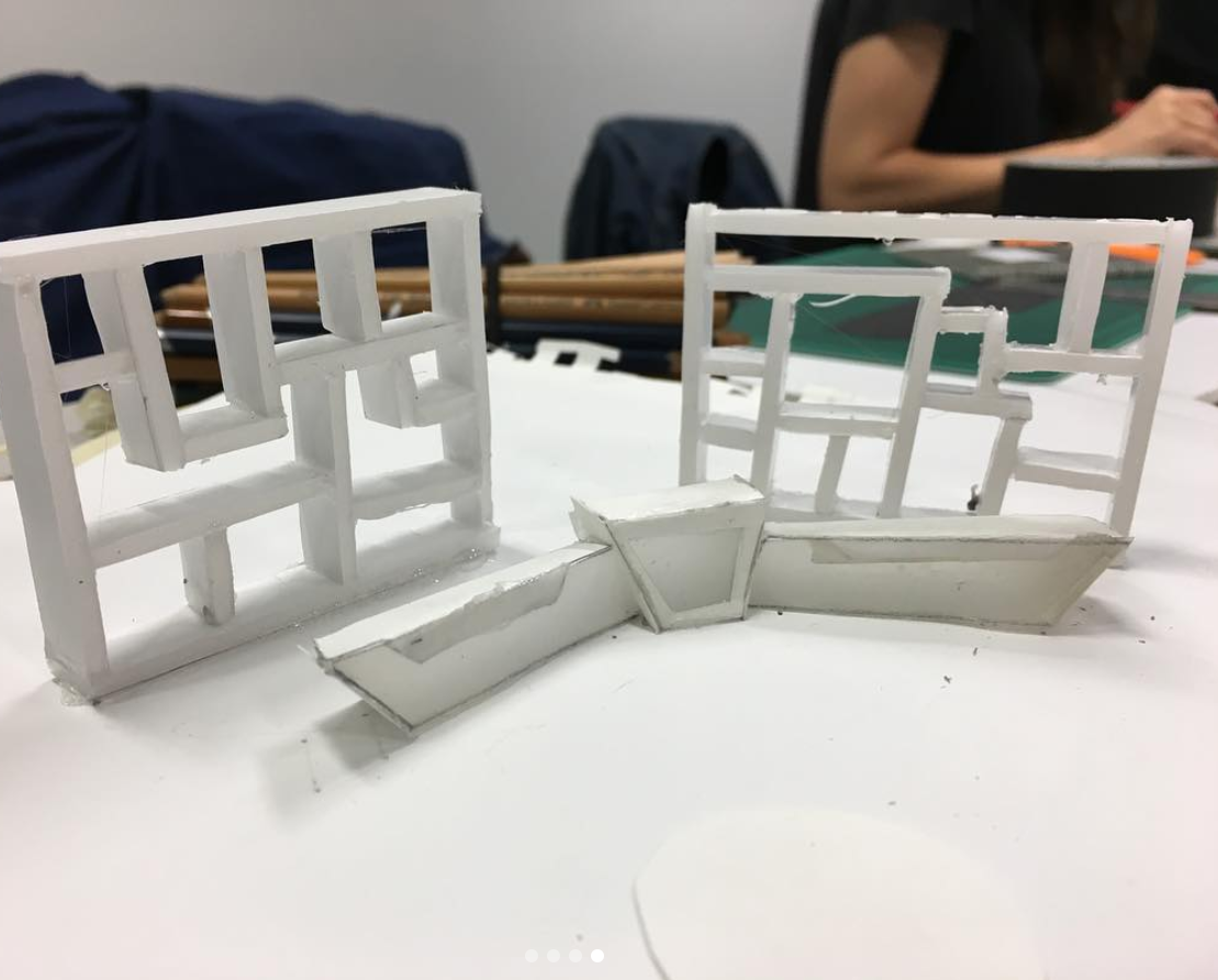Scale model for mock TV show - Created in Set Design For Film and Television Course (Central Saint Martins) run by Sue Booth.
